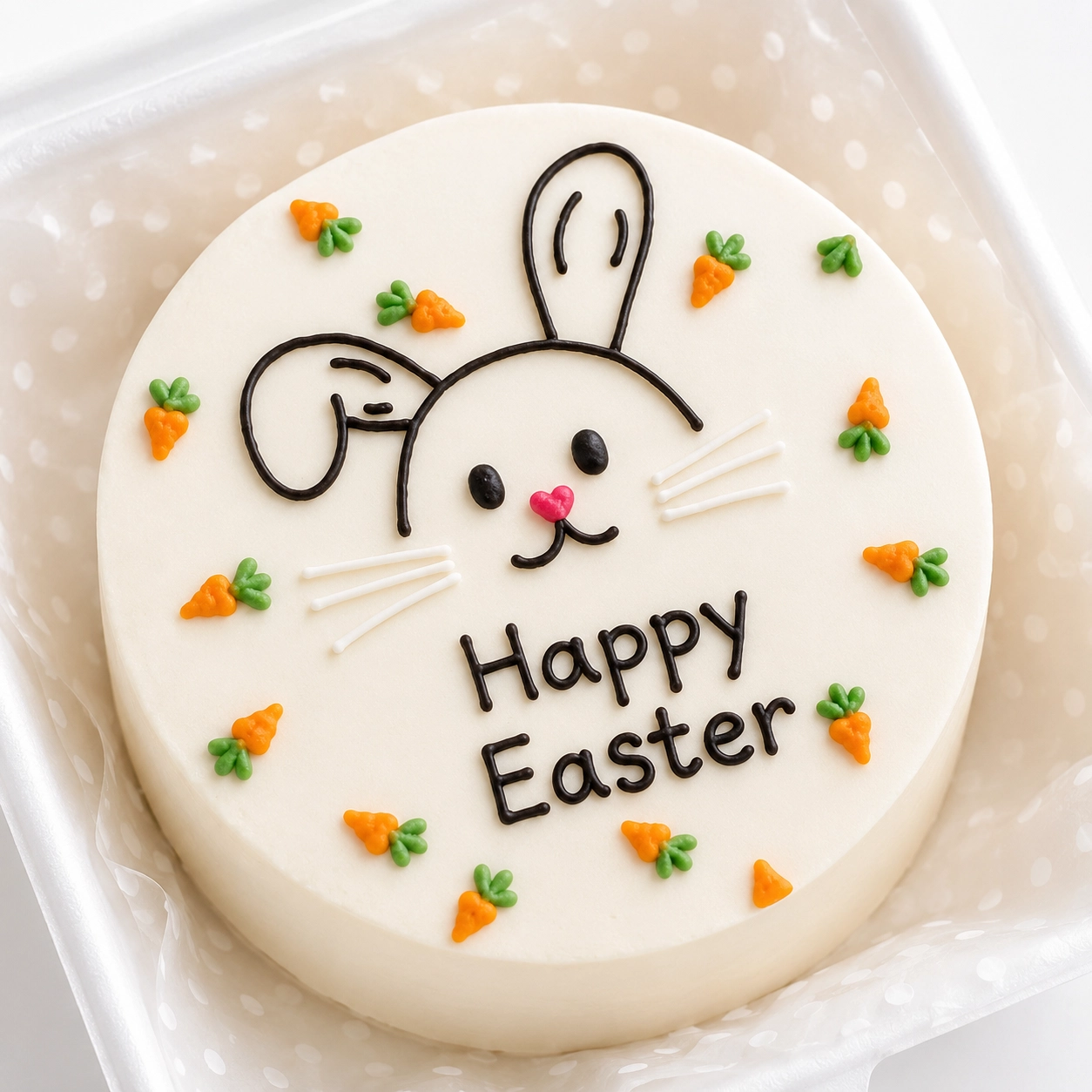 Easter Bento Cake  – Cute Bunny Design-2